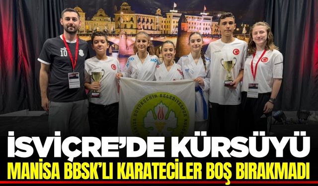 Manisalı karateciler uluslararası arenada adından söz ettirdi