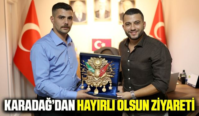 Ahmet Karadağ’dan MHP Şehzadeler İlçe Başkanlığı’na Hayırlı Olsun Ziyareti