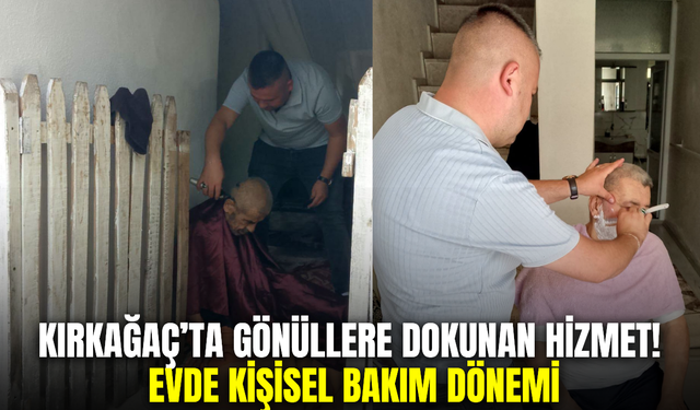 Kırkağaç Belediyesi’nden yüzleri güldüren hizmet