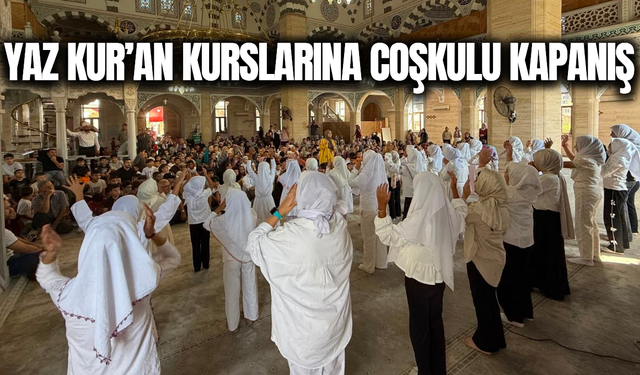 Kula’da yaz Kur’an Kursları kapanış programıyla sona erdi!