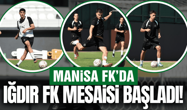Manisa FK, Iğdır FK maçı öncesi hazırlıklarını sürdürüyor!