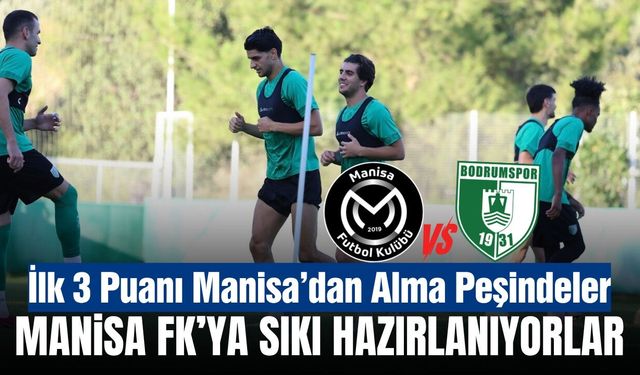 Manisa FK'nın rakibi Bodrum FK, maça sıkı hazırlanıyor