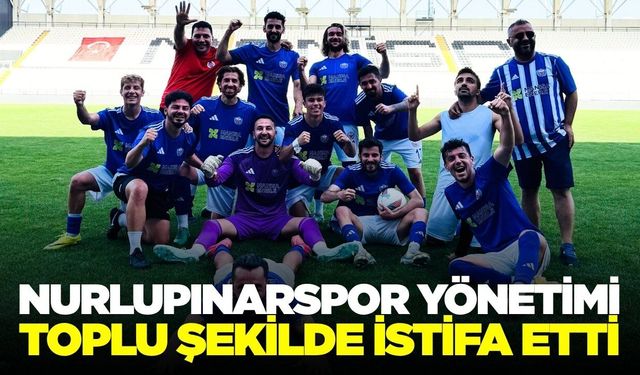 Manisa futbolunun demirbaşlarından olan Nurlupınarspor'da yönetim istifa etti