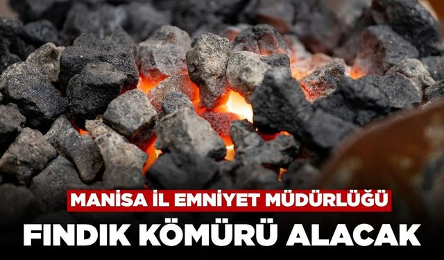 Manisa İl Emniyet Müdürlüğü Fındık Kömürü Alımı Yapacak