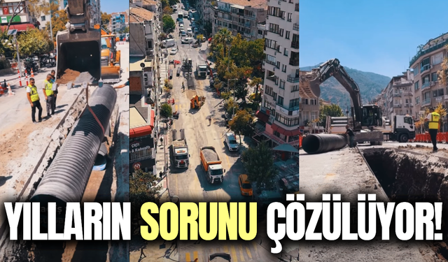 Manisa’da 30 yıllık altyapı çilesi tarihe karışıyor!