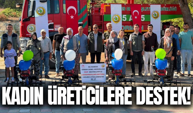 Manisa'da kadın üreticilere önemli destek!