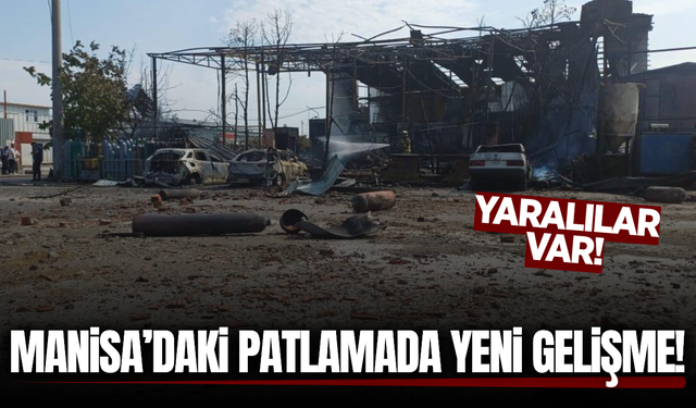 Manisa'da tüp dolum tesisinde yangın: Yaralılar var!