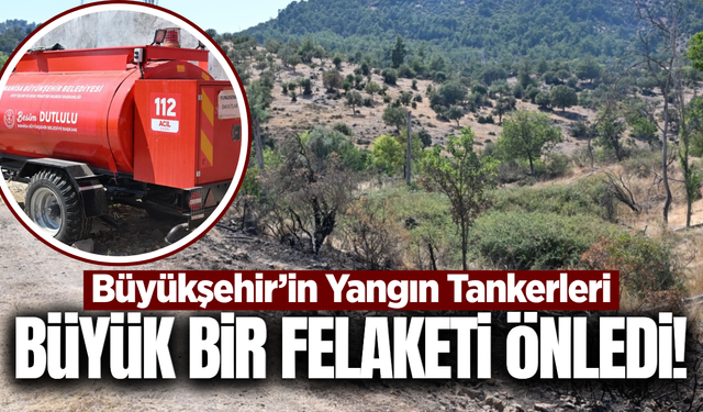 Yangın tankeri Manisa'da felaketi önledi: İlk müdahale 7 dakikada geldi
