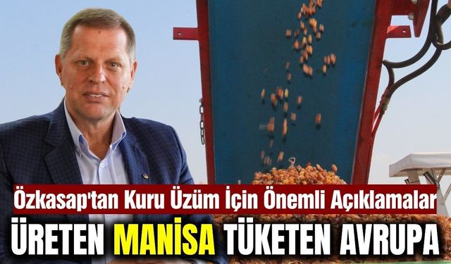 Manisa'dan kuru üzüm çağrısı: Üretiyoruz ama tüketmiyoruz