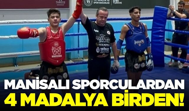 Manisalı rüzgar Afyon’da esti: 4 Madalya birden!