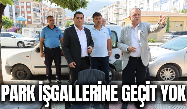 Başkan Balaban sahaya indi: "Parklar vatandaşın ortak kullanım alanıdır"