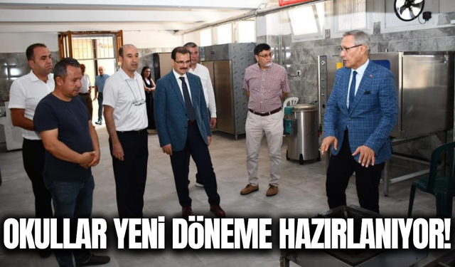 Salihli'de okullar yeni eğitim yılına hazırlanıyor!