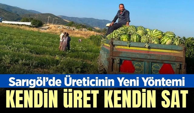 Sarıgöl’de üretici aracıyı devre dışı bıraktı: Satışını kendi yapıyor