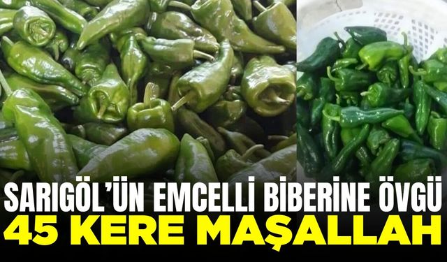 İl Müdürlüğünden Sarıgöl’ün coğrafi işaretli biberine övgü!