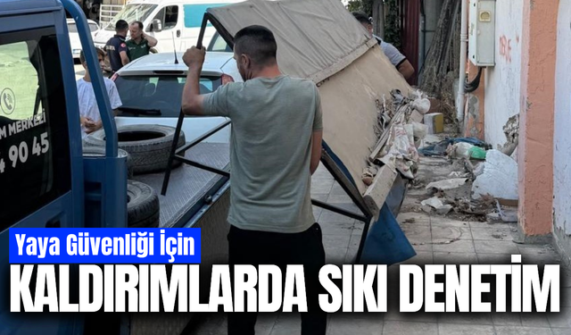 Şehzadeler'de kaldırım işgallerine geçit yok!