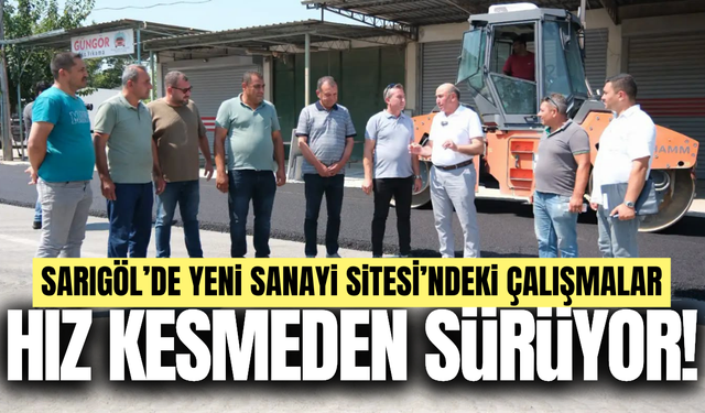 Tahsin Akdeniz yol çalışmalarını yerinde inceledi!