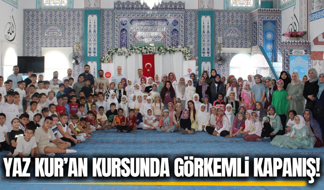 Turgutlu’da yaz Kur’an Kurslarında coşkulu kapanış!