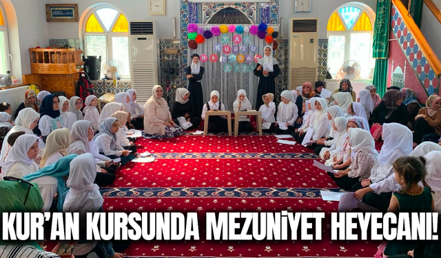 Yunusemre’de Yaz Kur’an Kursu coşkusu mezuniyetle taçlandı