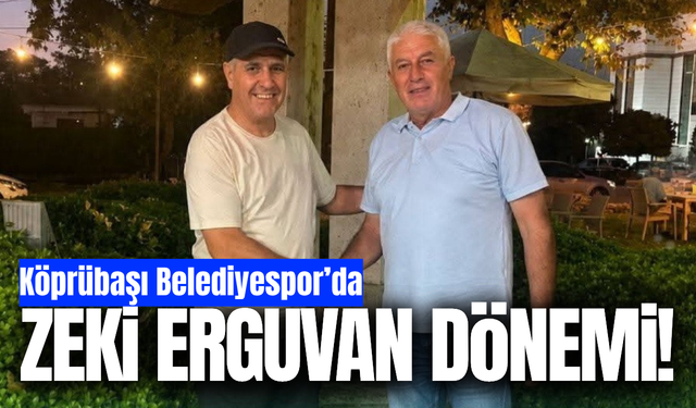 Köprübaşı Belediyespor’da Zeki Erguvan dönemi başladı!