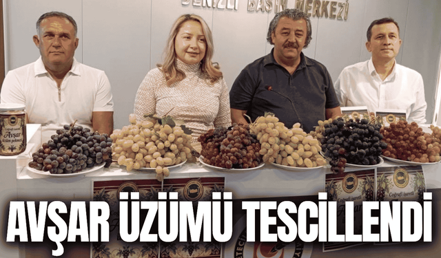 Avşar üzümü artık tescilli: Ulusal Festival için geri sayım!
