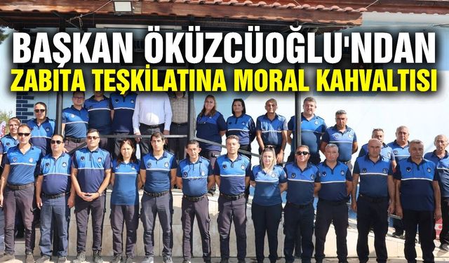 Başkan Öküzcüoğlu personeliyle kahvaltıda buluştu