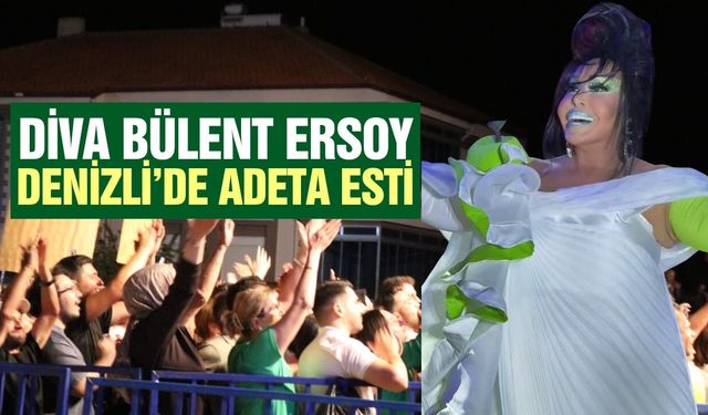 Bülent Ersoy, Denizli'de 50 bin kişiye unutulmaz bir gece yaşattı