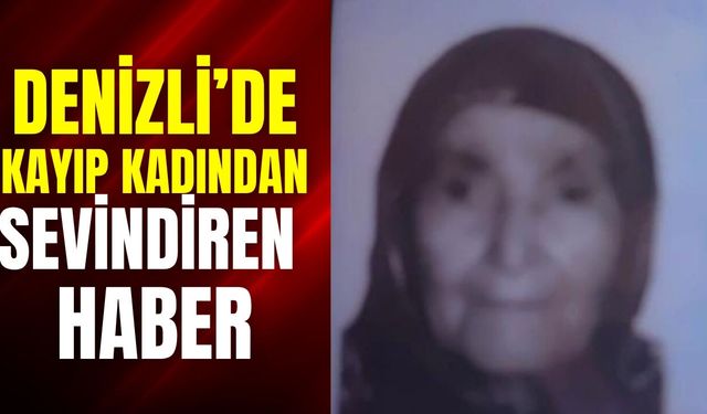 Denizli'de Alzheimer hastası kadın polis ekiplerince bulundu