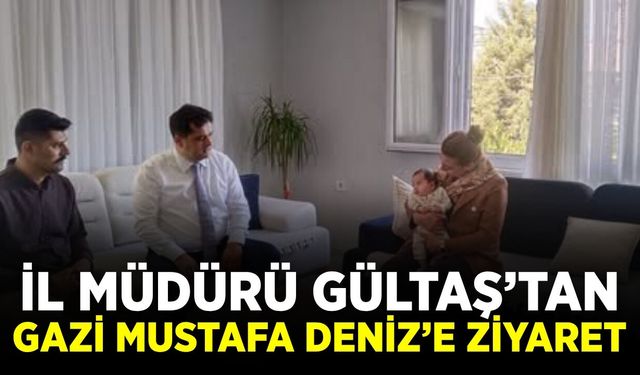 Manisa'da Kuduret Gültaş'tan gaziye vefa ziyareti