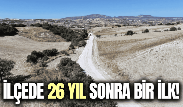 İlçenin 26 yıllık çilesi sona eriyor!