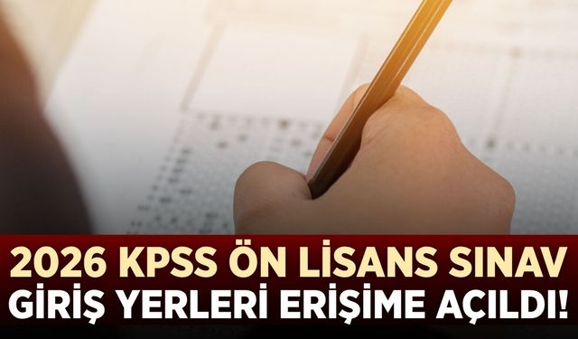 KPSS Ön Lisans sınav yerleri açıklandı