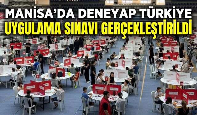 Manisa'da "Deneyap" uygulama sınavı nefes kesti