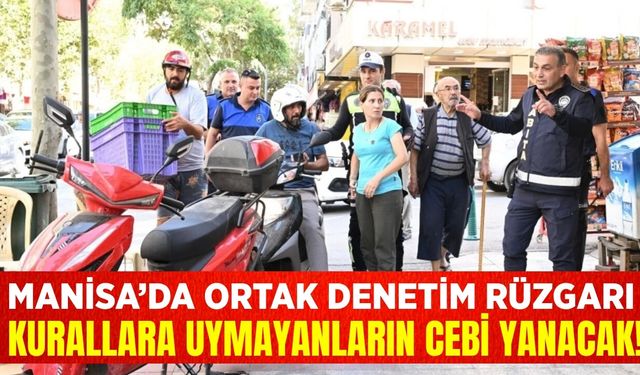 Manisa'da işgaliyelere ve motosiklet işgaline sıkı markaj