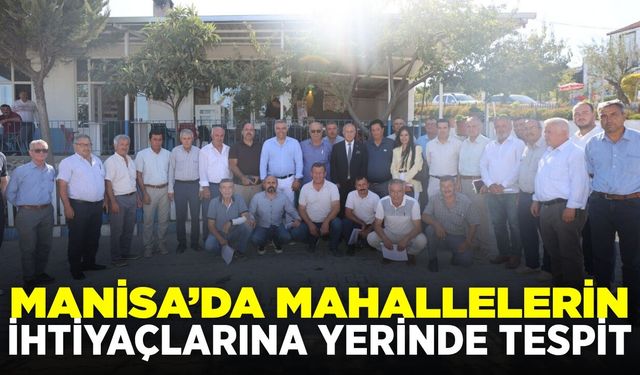 Yunusemre ve Büyükşehir’den ortak saha çalışması!