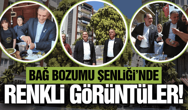 Manisa’da Bağ Bozumu Şenliği: Başkanlar Stantları Gezdi