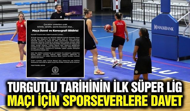 Manisa'da maça davet! Tribünlerde anlamlı koreografi