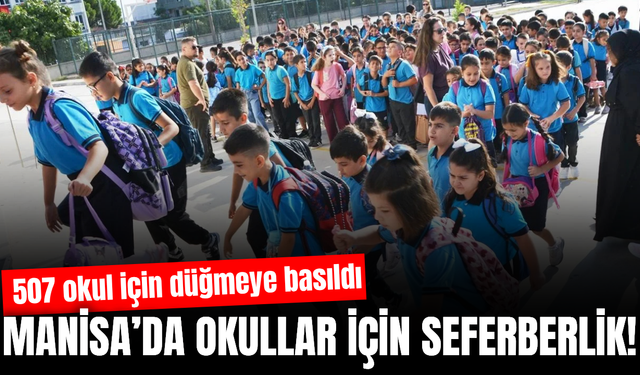 Manisa’da okullar alarmda! Yeni eğitim yılı için güvenlik seferberliği