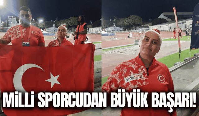 Manisalı milli atlet dünya 5’incisi oldu!