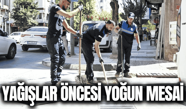 MASKİ ekiplerinden yağışlar öncesi yoğun mesai