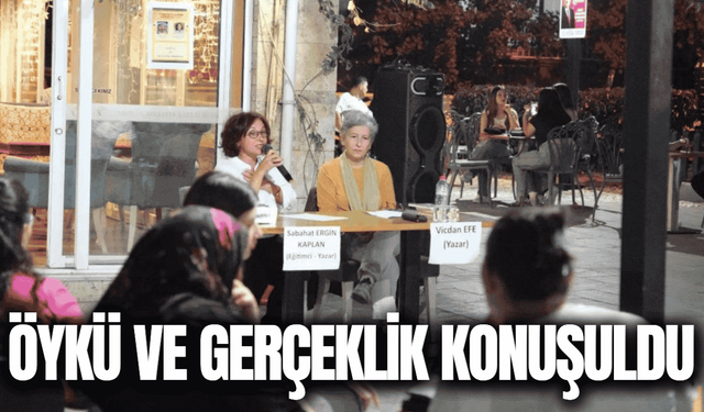 Sarıgöl'de "Öykü ve Gerçeklik" söyleşisine yoğun ilgi!