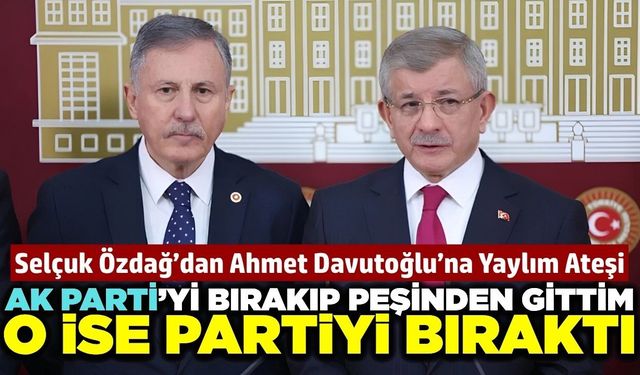 Özdağ, Davutoğlu'na ateş püskürdü: 'Dükkan kapatır gibi parti kapattı'