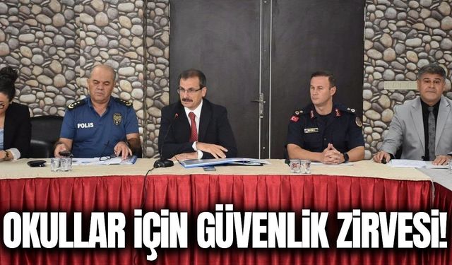 Salihli'de okul güvenliği için kritik toplantı!