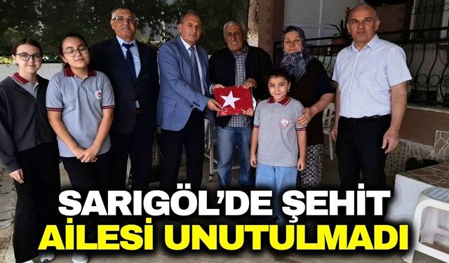 Sarıgöl’de Şehit Esin Akay’ın Ailesine Anlamlı Ziyaret