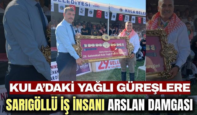 Sarıgöllü İş İnsanı Halis Arslan, Kula’da Ebedi Altın Kemerin Sahibi Oldu