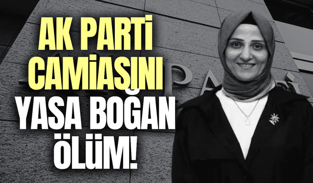 Siyaset camiasını yasa boğan ölüm!