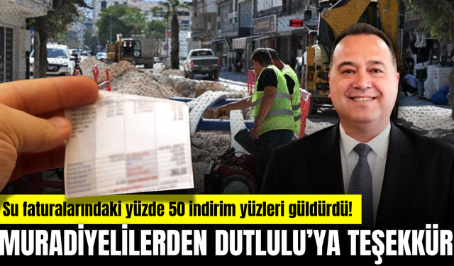 Muradiye’de su indirimi sevinci! Vatandaşlardan Başkan Dutlulu’ya teşekkür