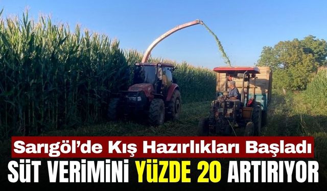 Sarıgöl'de hayvancıların kış hazırlığı başladı!