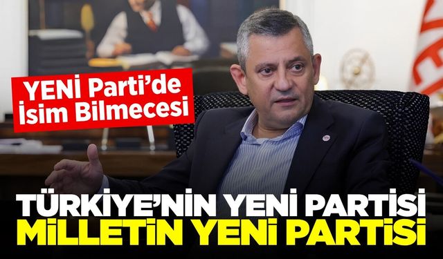 Yeni Parti'nin ismi değişebilir! Masada iki seçecek var