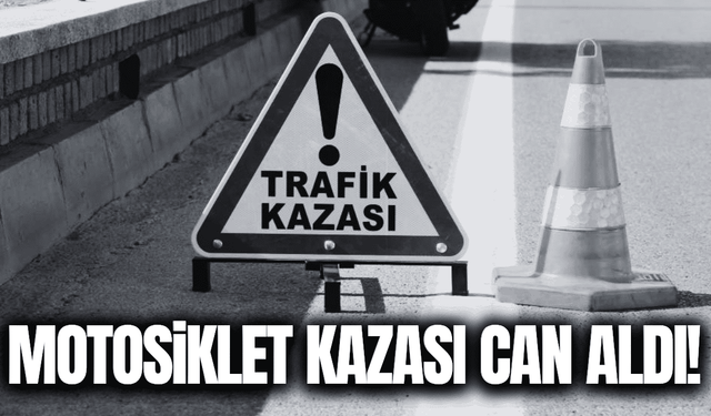 Uşak'ta motosiklet kazası: 1 ölü
