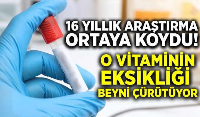 Bu vitamine dikkat: Eksikliği beyni adeta çürütüyor