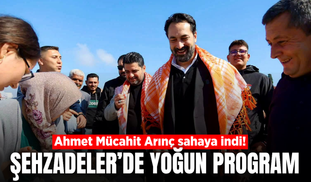 Ahmet Mücahit Arınç’tan Şehzadeler’de yoğun mesai! Mahalleleri ve dernekleri ziyaret etti